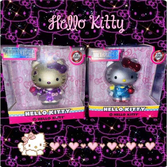 Hello Kitty Other 2x Hello Kitty Metalfigs Diecast Collectible
